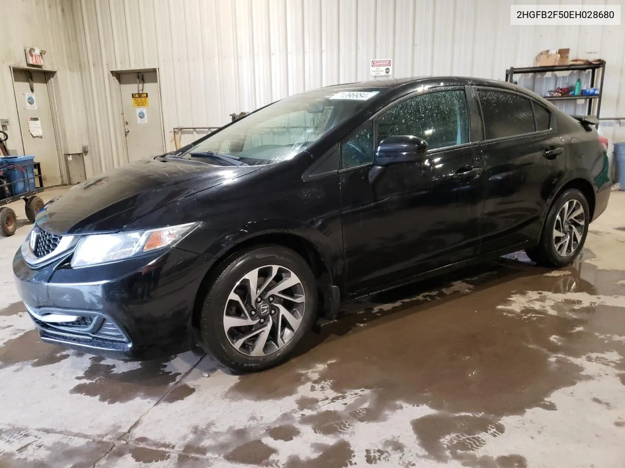 2014 Honda Civic Lx VIN: 2HGFB2F50EH028680 Lot: 71396984