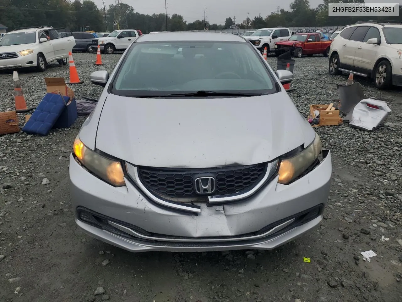 2HGFB2F53EH534231 2014 Honda Civic Lx