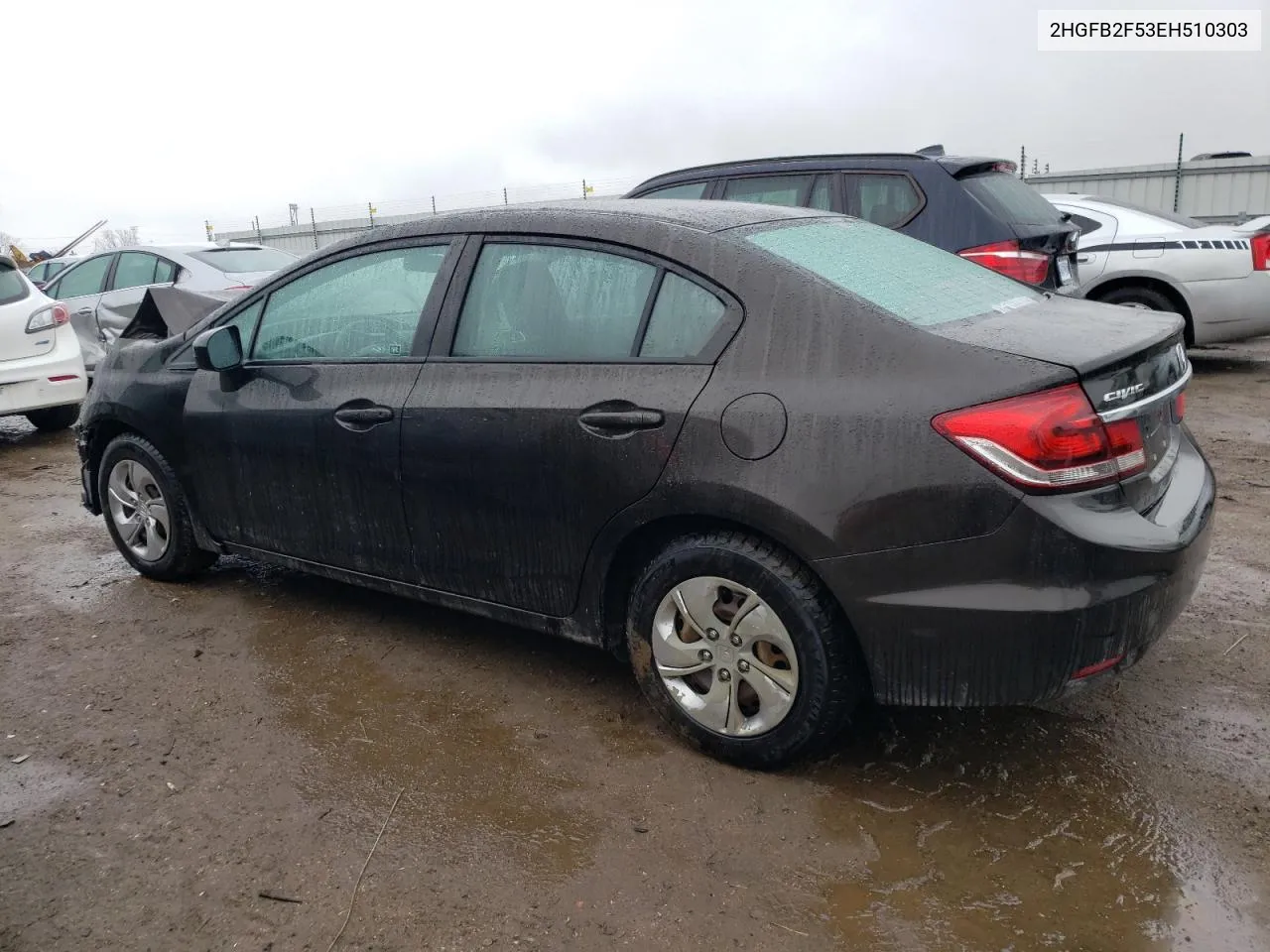 2HGFB2F53EH510303 2014 Honda Civic Lx