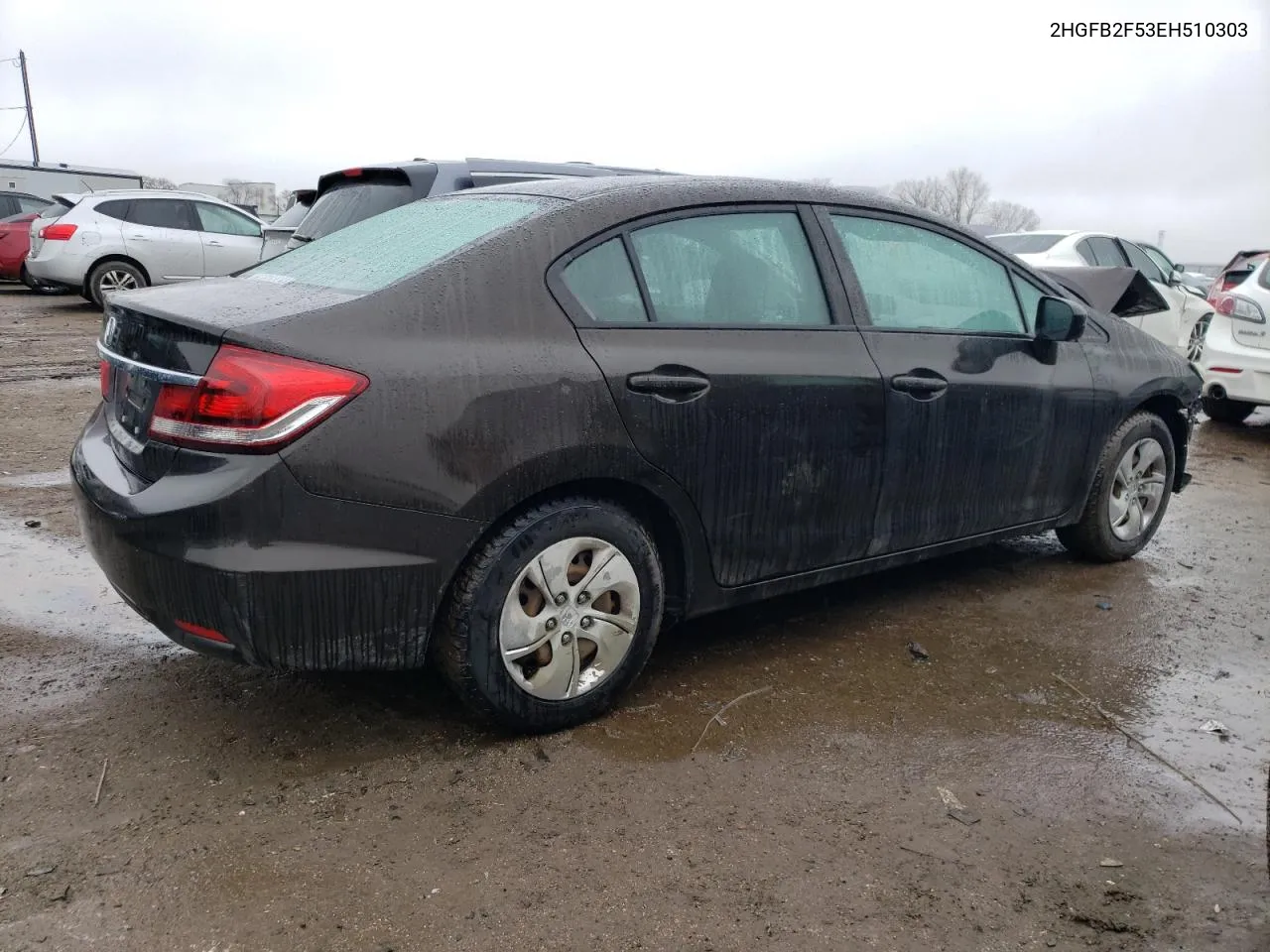 2014 Honda Civic Lx VIN: 2HGFB2F53EH510303 Lot: 71568604