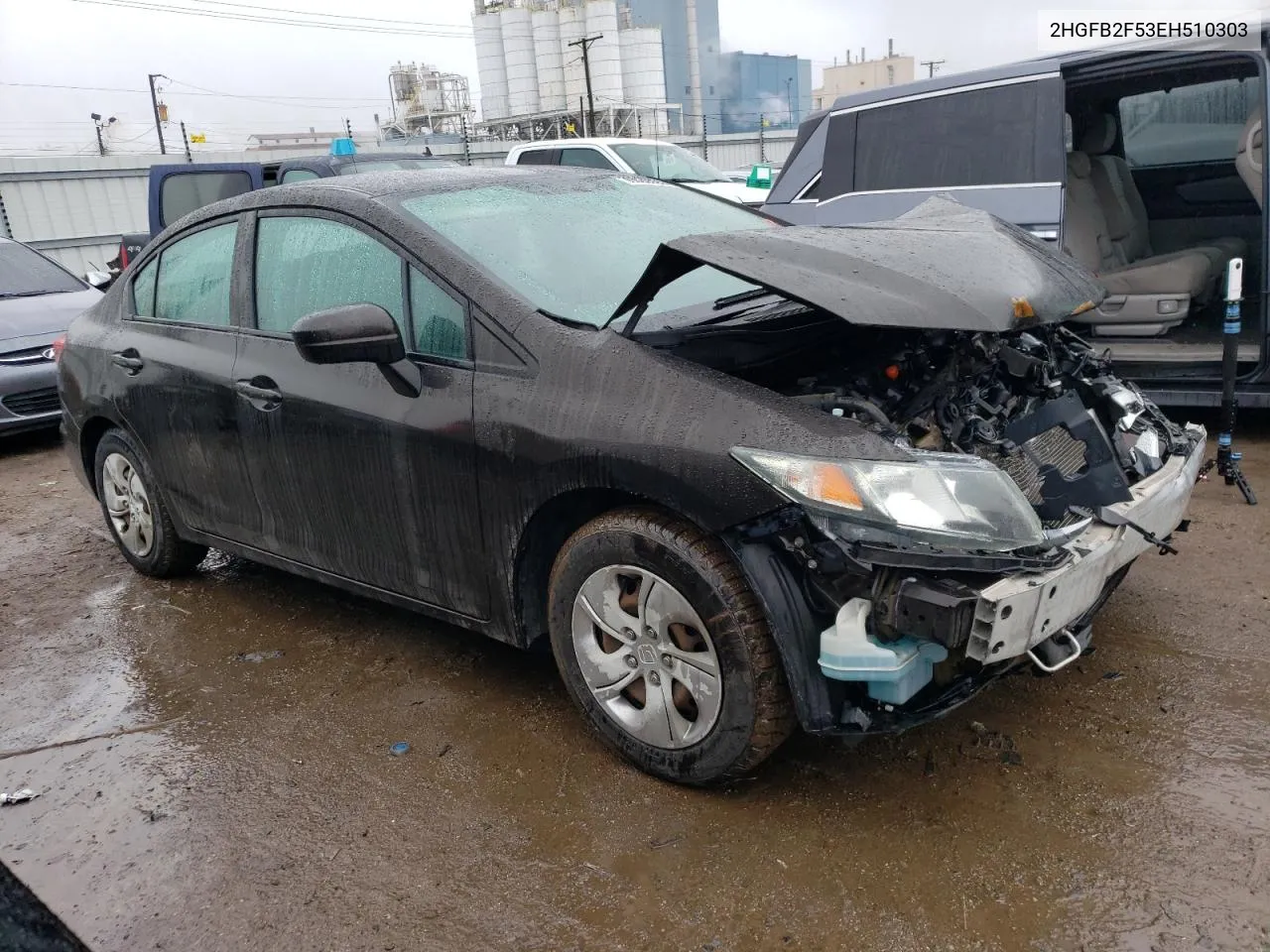 2HGFB2F53EH510303 2014 Honda Civic Lx