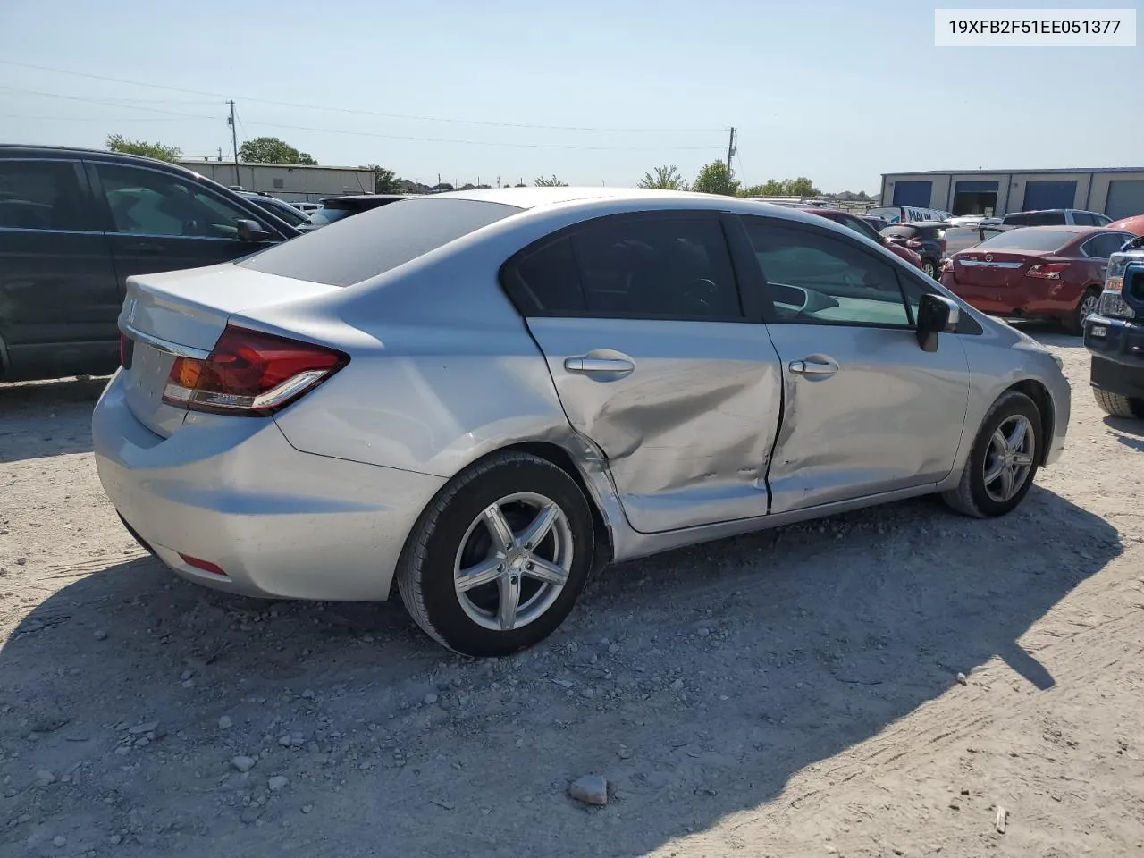 2014 Honda Civic Lx VIN: 19XFB2F51EE051377 Lot: 71610784