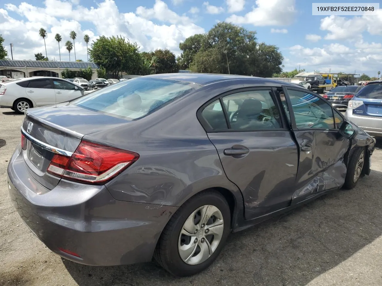 2014 Honda Civic Lx VIN: 19XFB2F52EE270848 Lot: 71739484