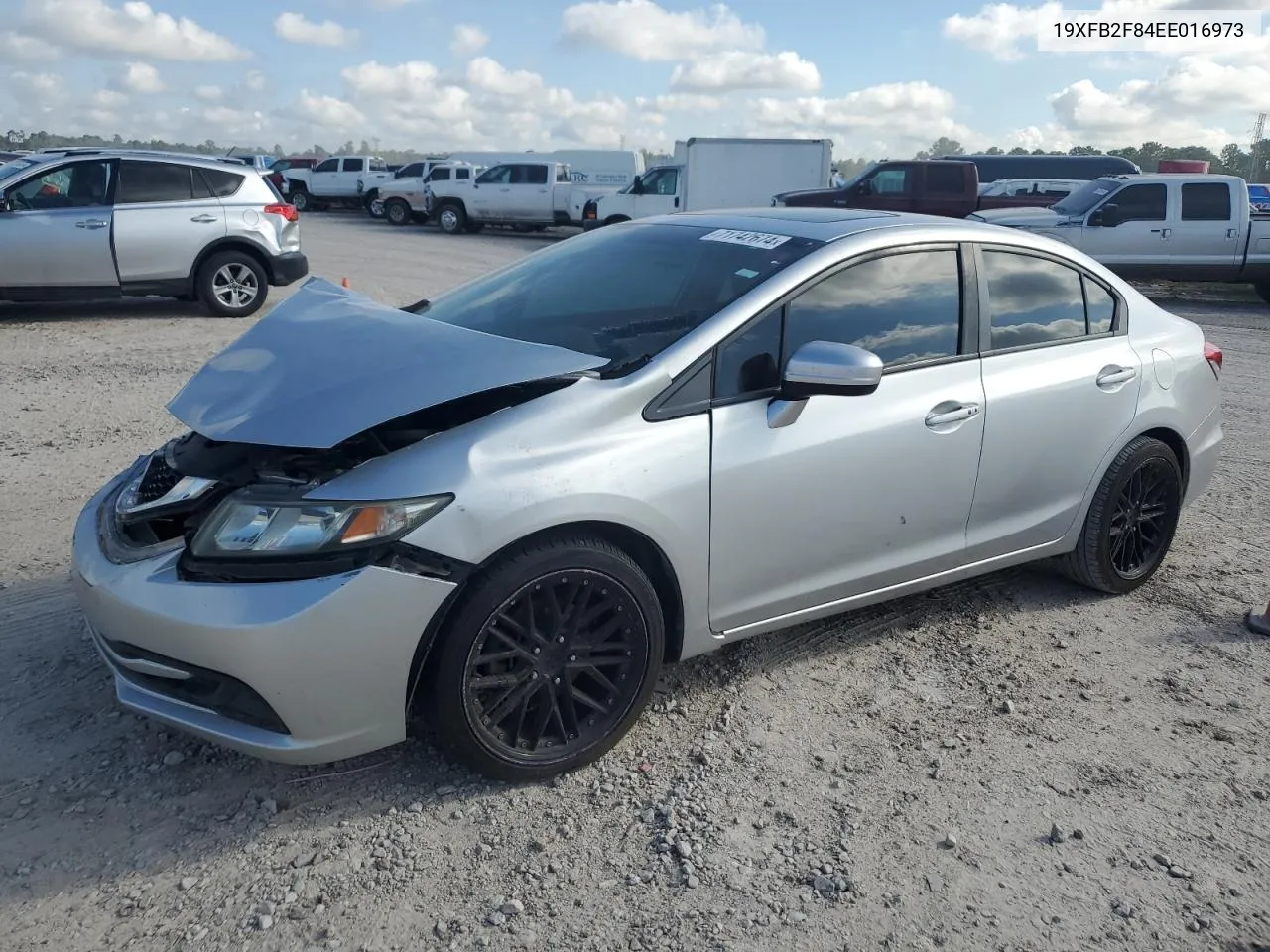 2014 Honda Civic Ex VIN: 19XFB2F84EE016973 Lot: 71742674