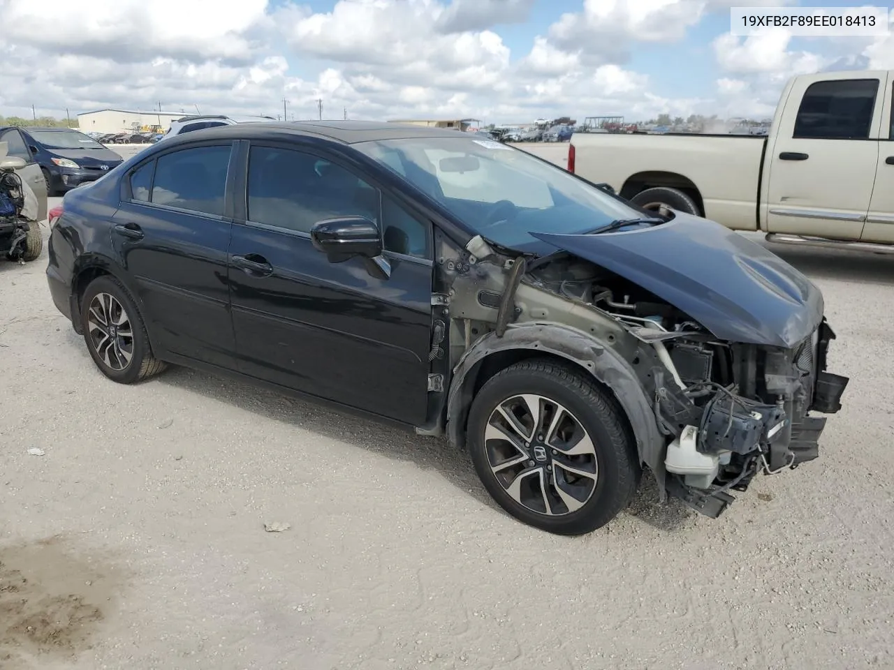 19XFB2F89EE018413 2014 Honda Civic Ex