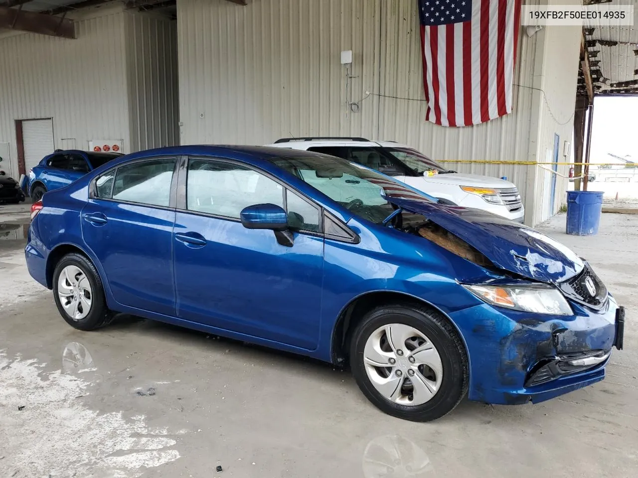 2014 Honda Civic Lx VIN: 19XFB2F50EE014935 Lot: 72141084