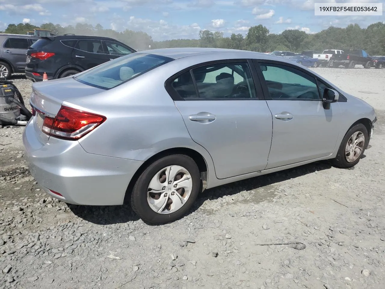 2014 Honda Civic Lx VIN: 19XFB2F54EE053642 Lot: 72216654