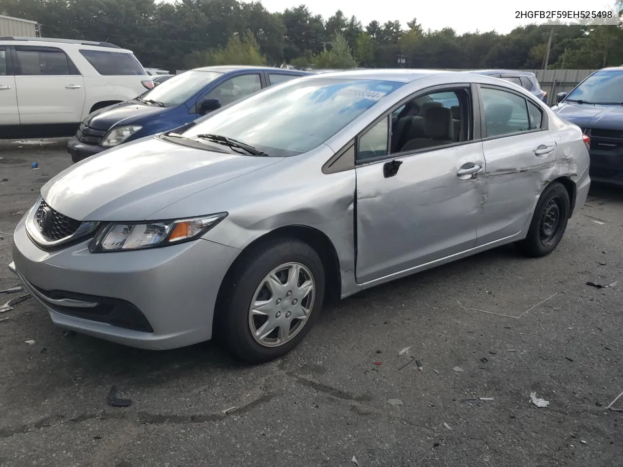 2HGFB2F59EH525498 2014 Honda Civic Lx