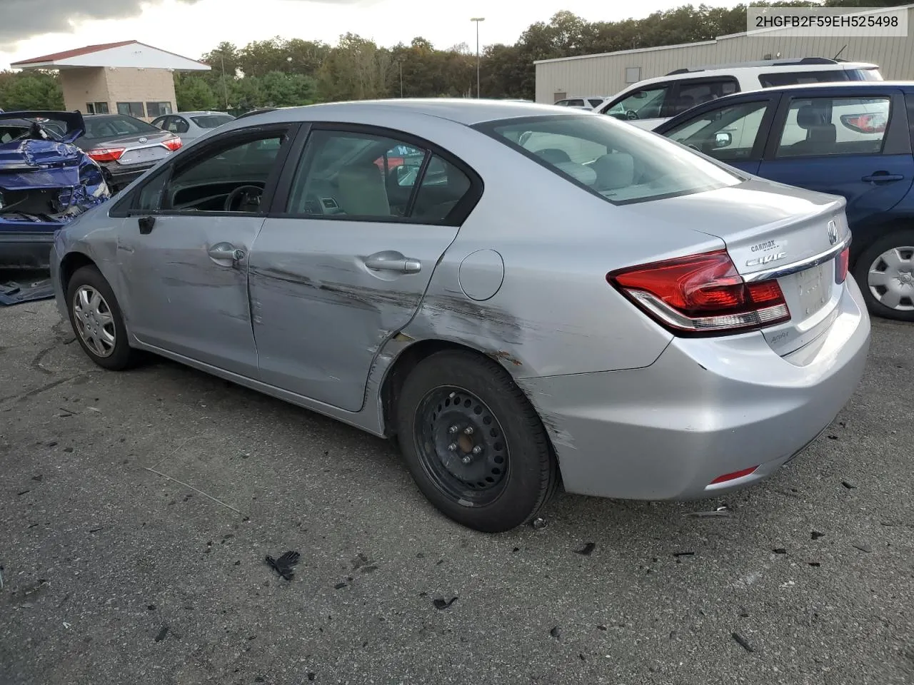 2HGFB2F59EH525498 2014 Honda Civic Lx