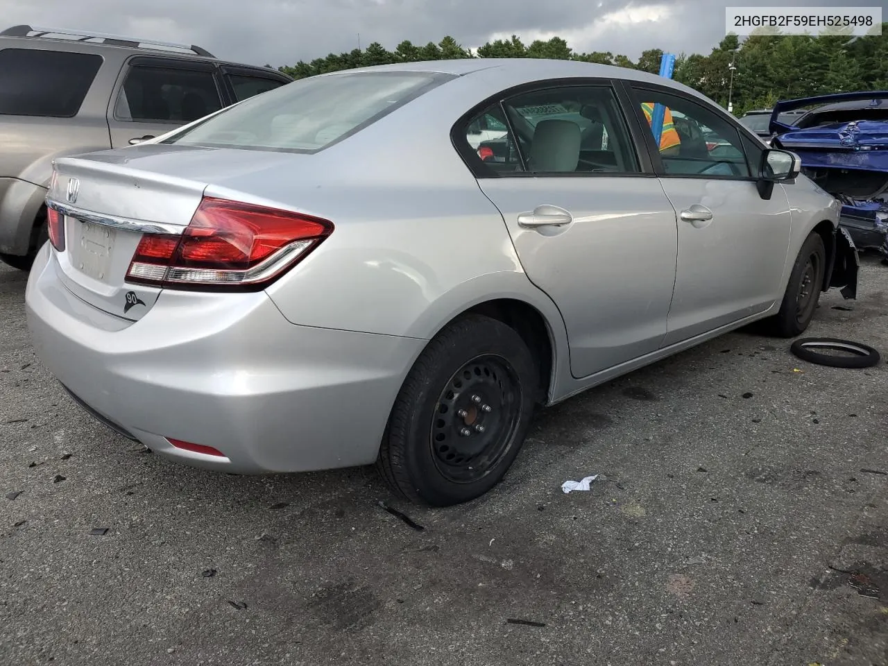 2HGFB2F59EH525498 2014 Honda Civic Lx