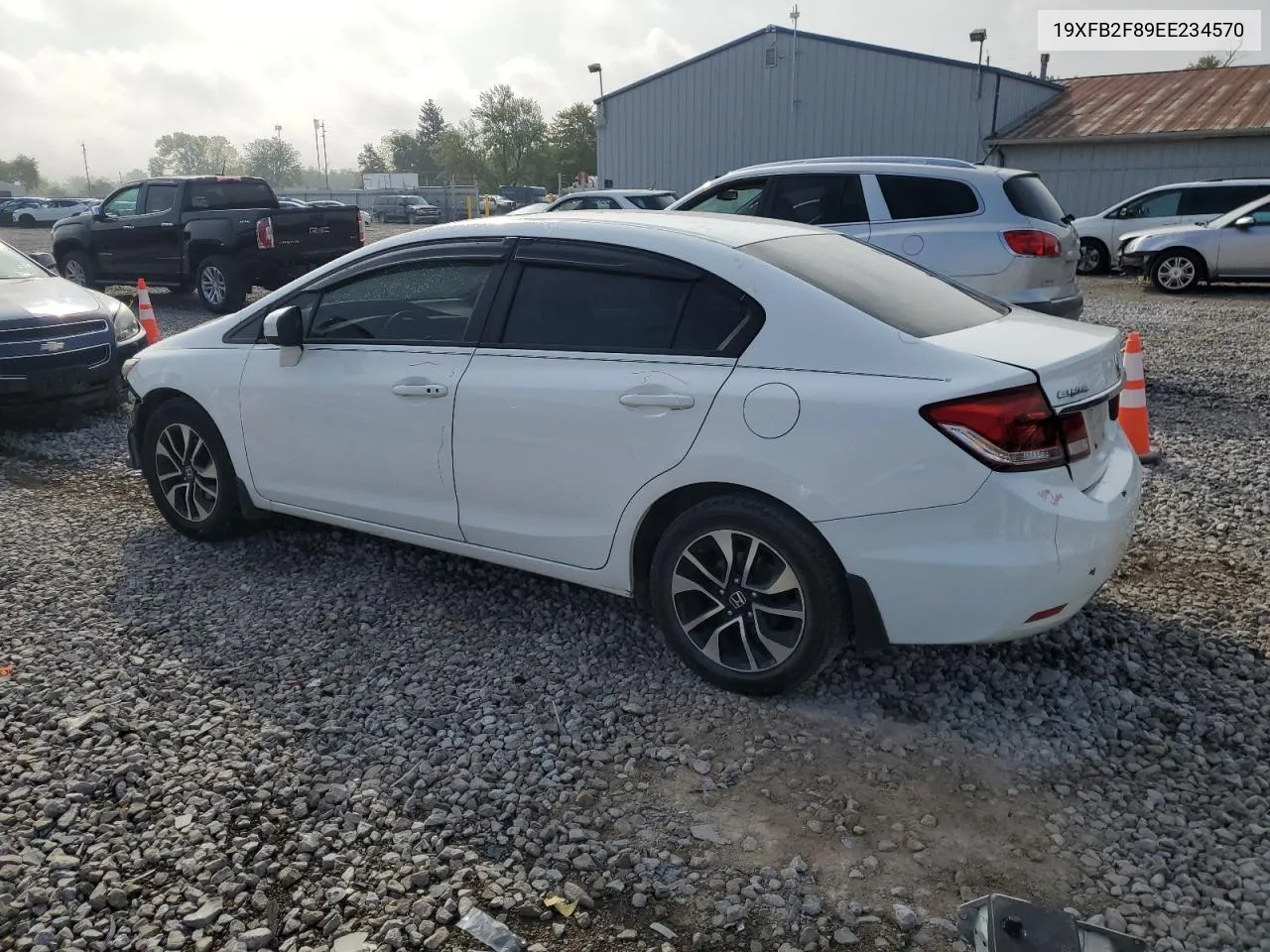 2014 Honda Civic Ex VIN: 19XFB2F89EE234570 Lot: 72605124