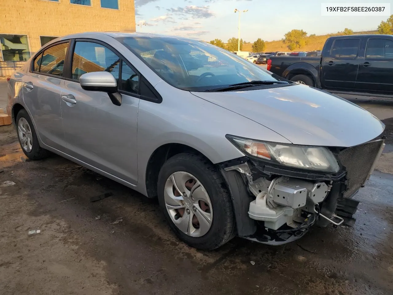 2014 Honda Civic Lx VIN: 19XFB2F58EE260387 Lot: 72906814