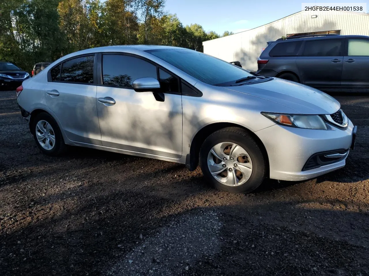 2014 Honda Civic Lx VIN: 2HGFB2E44EH001538 Lot: 72931274