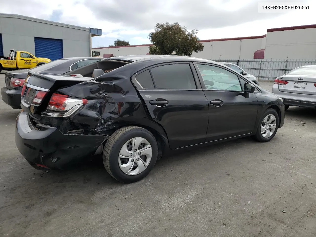 2014 Honda Civic Lx VIN: 19XFB2E5XEE026561 Lot: 72976104