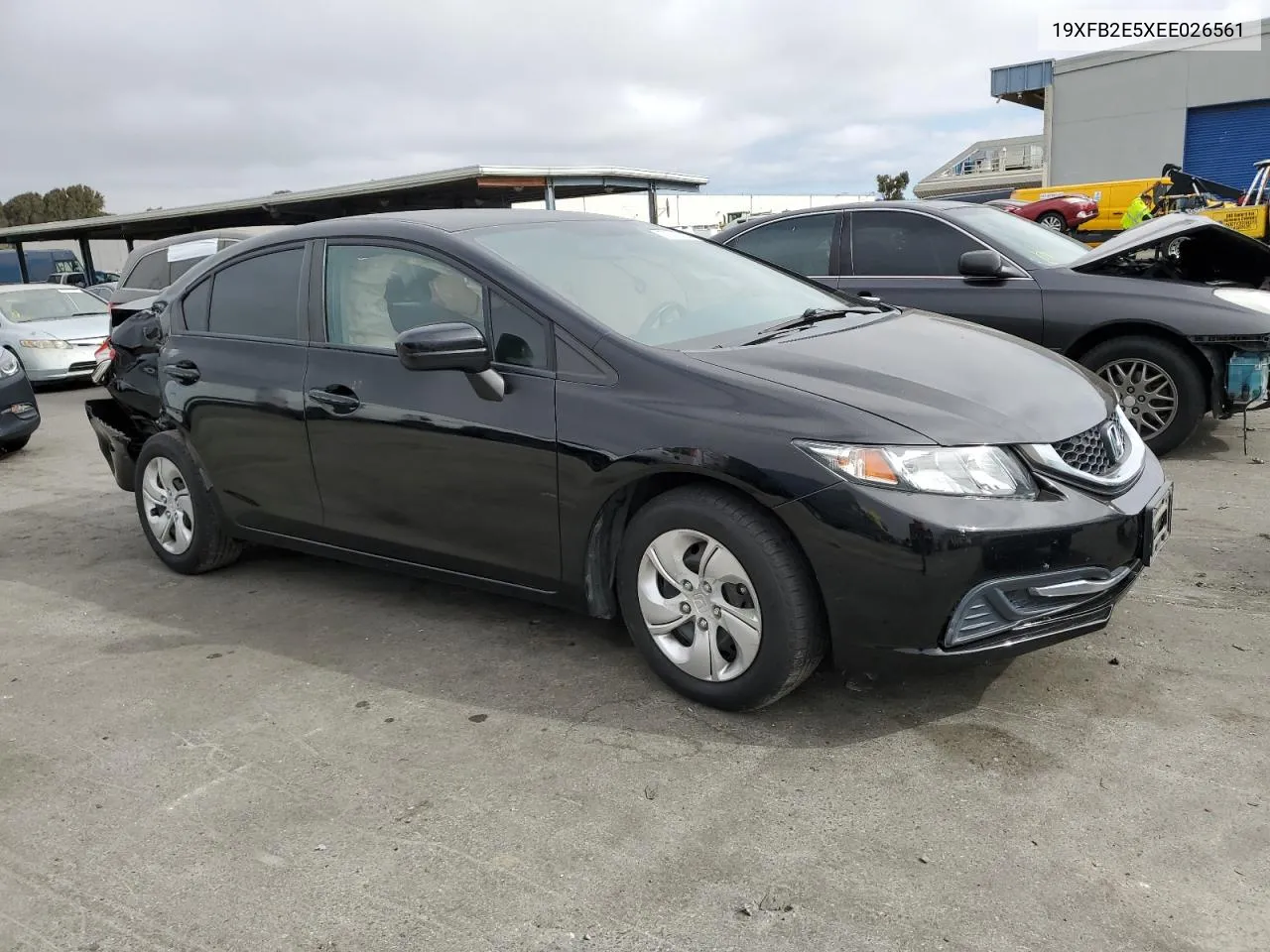 2014 Honda Civic Lx VIN: 19XFB2E5XEE026561 Lot: 72976104