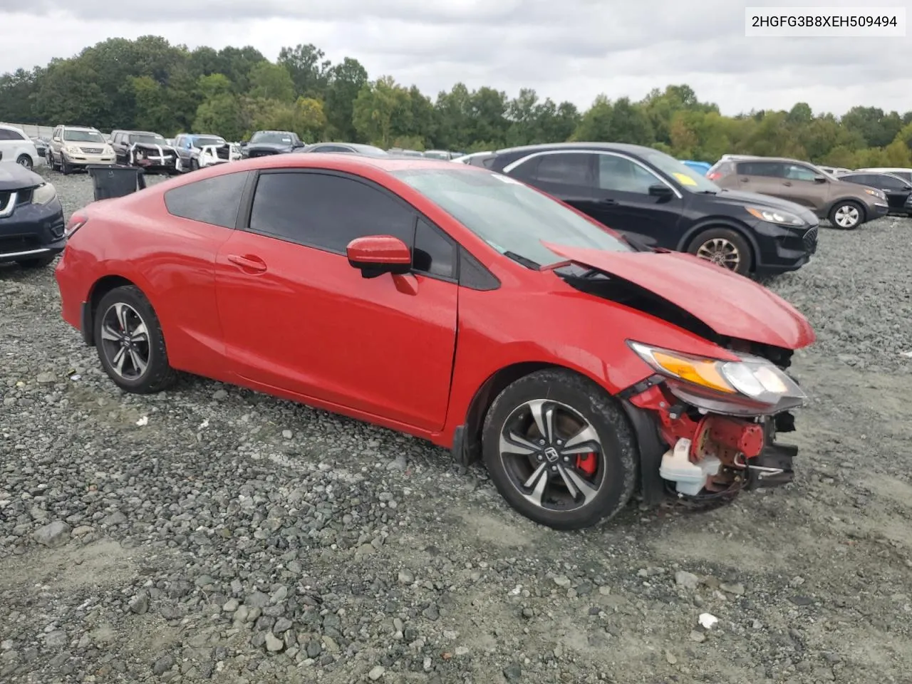 2014 Honda Civic Ex VIN: 2HGFG3B8XEH509494 Lot: 73139154