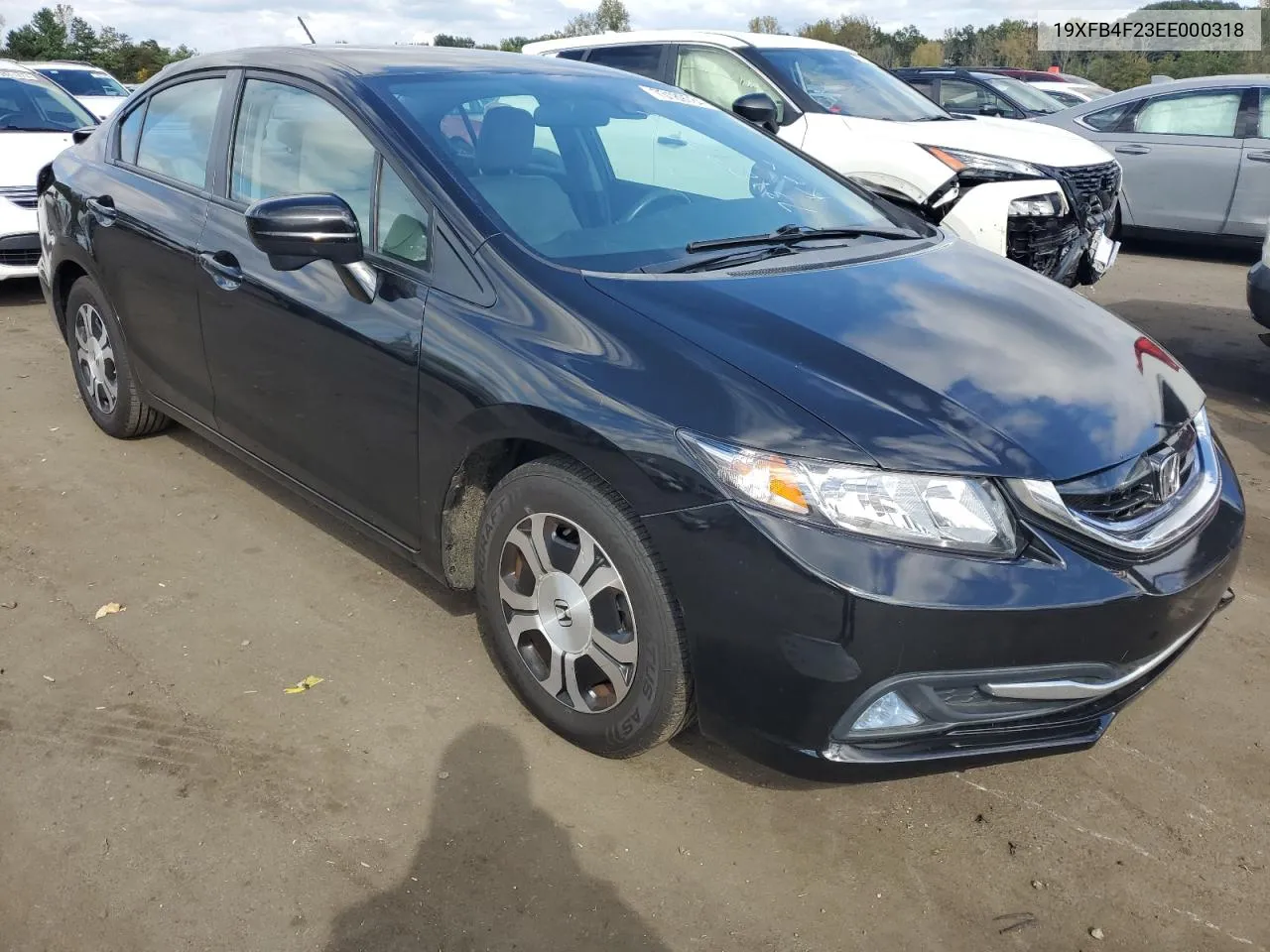 2014 Honda Civic Hybrid VIN: 19XFB4F23EE000318 Lot: 73189784