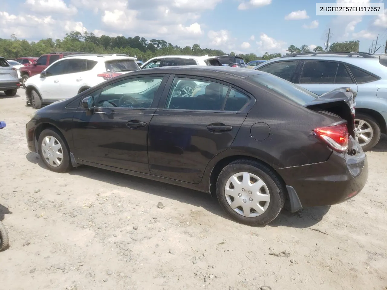 2HGFB2F57EH517657 2014 Honda Civic Lx