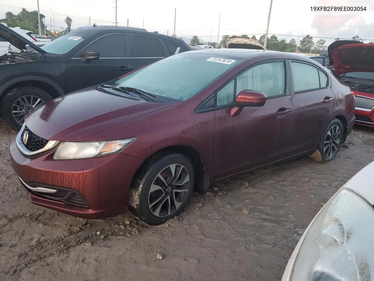 19XFB2F89EE003054 2014 Honda Civic Ex