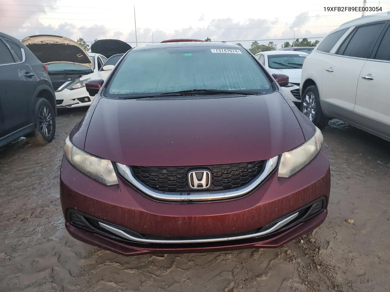 19XFB2F89EE003054 2014 Honda Civic Ex