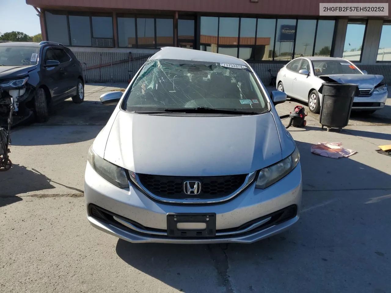 2HGFB2F57EH520252 2014 Honda Civic Lx