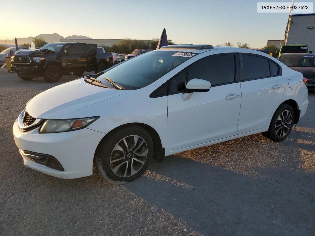 2014 Honda Civic Ex VIN: 19XFB2F85EE037623 Lot: 73879544