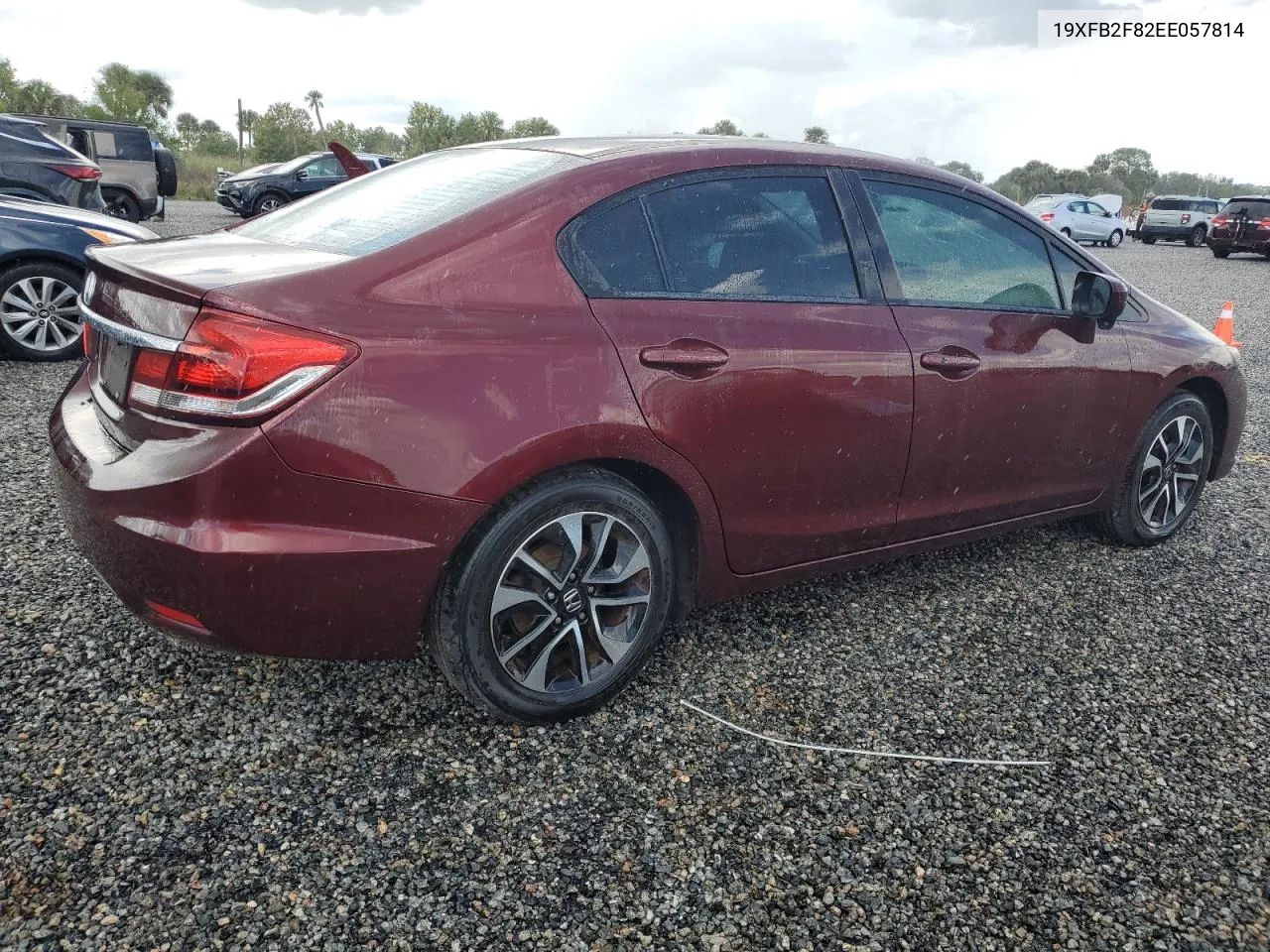 2014 Honda Civic Ex VIN: 19XFB2F82EE057814 Lot: 74102134