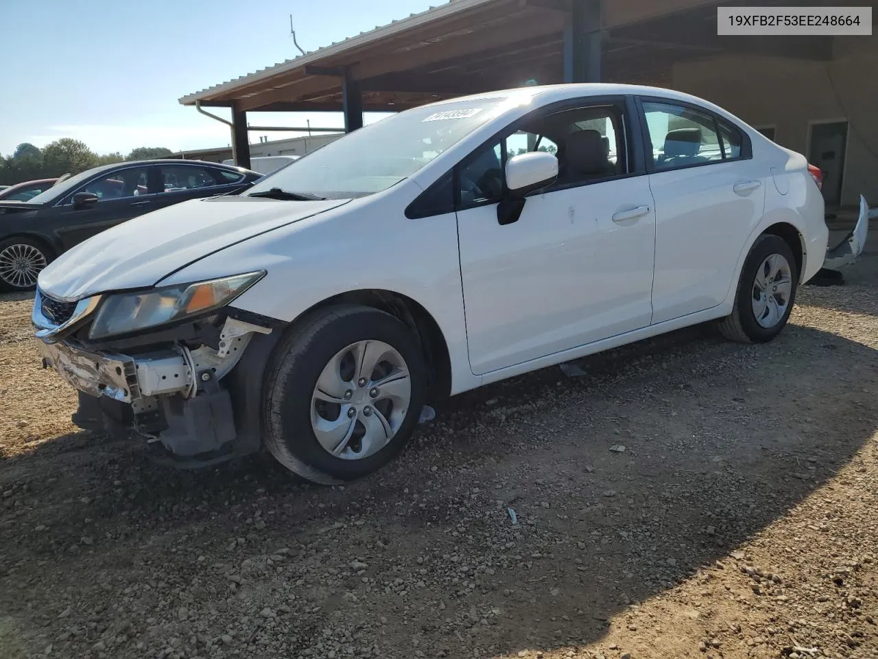 2014 Honda Civic Lx VIN: 19XFB2F53EE248664 Lot: 74143594