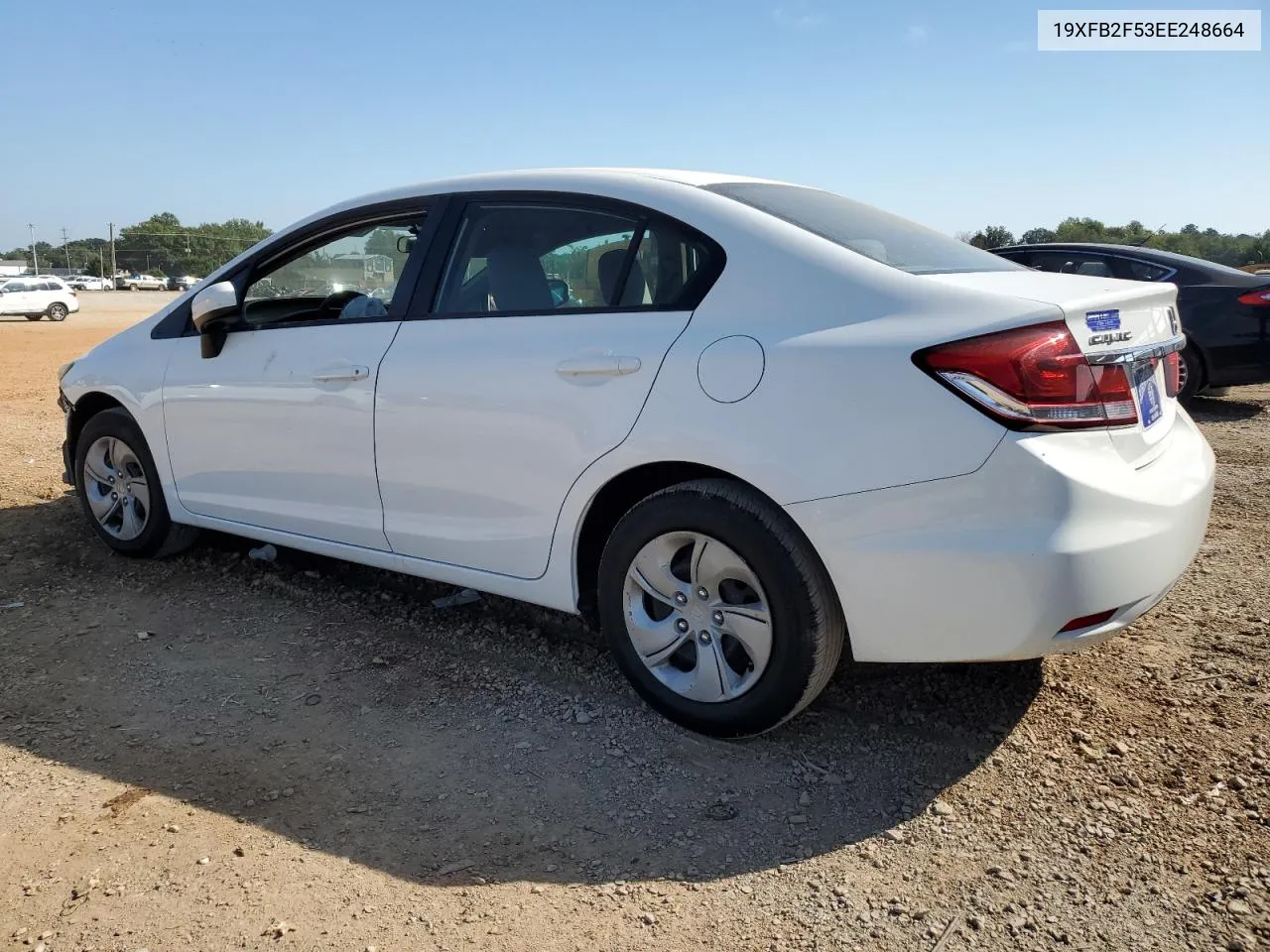 2014 Honda Civic Lx VIN: 19XFB2F53EE248664 Lot: 74143594