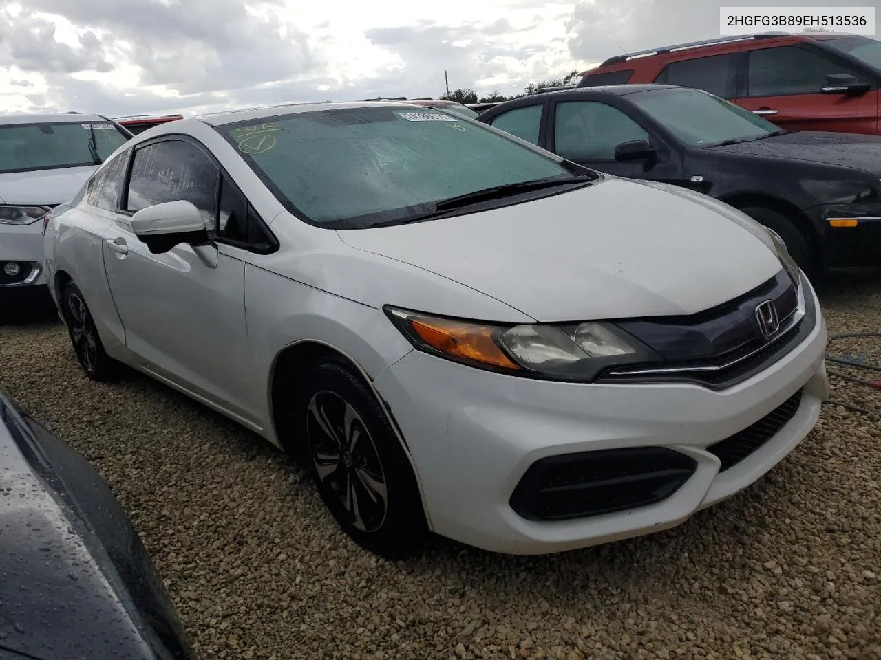 2014 Honda Civic Ex VIN: 2HGFG3B89EH513536 Lot: 74186614