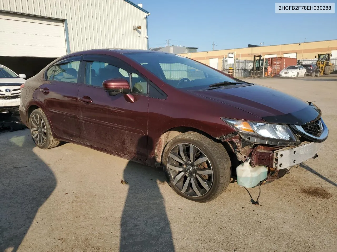 2014 Honda Civic Touring VIN: 2HGFB2F78EH030288 Lot: 74190204