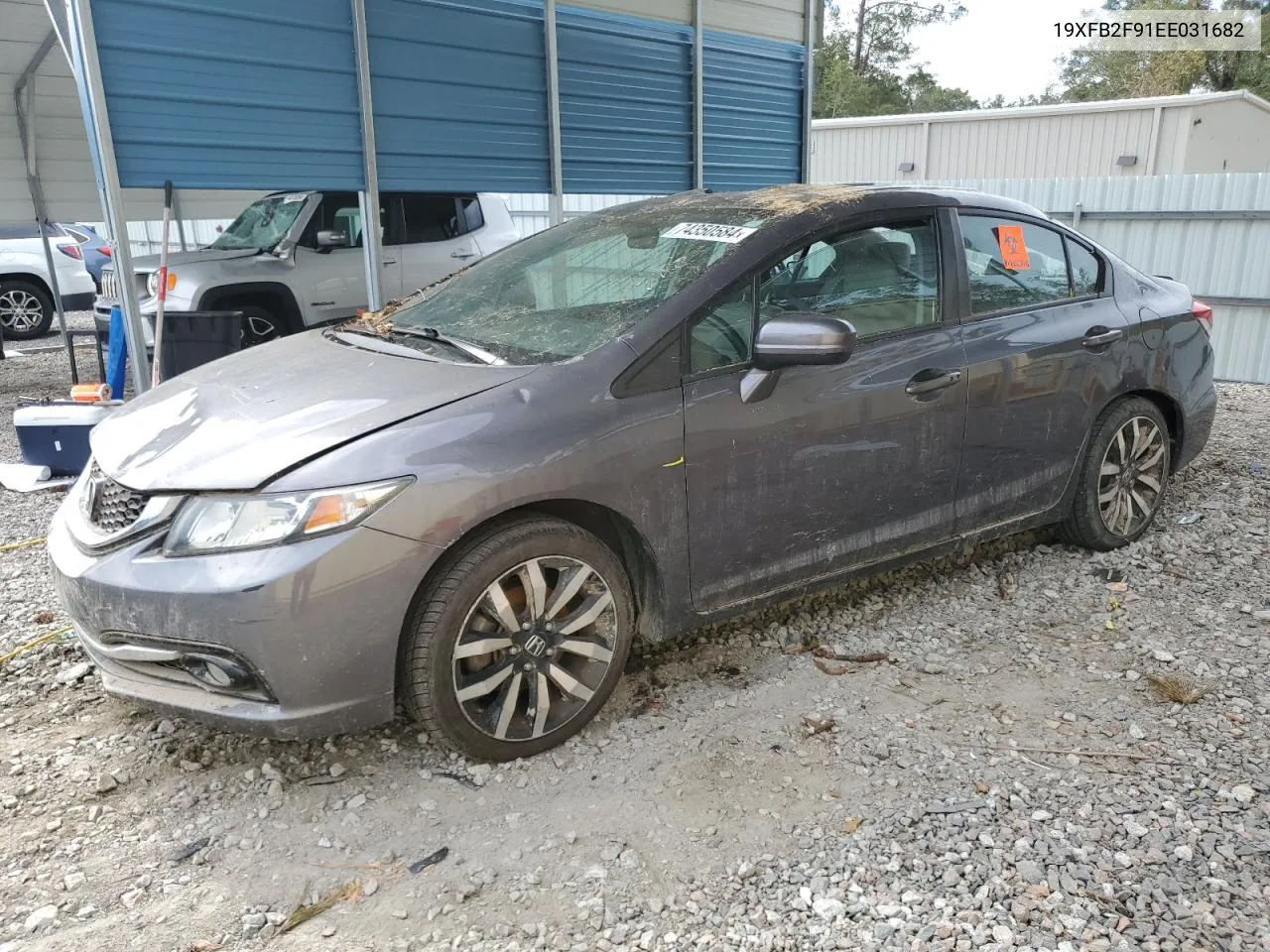 2014 Honda Civic Exl VIN: 19XFB2F91EE031682 Lot: 74350584