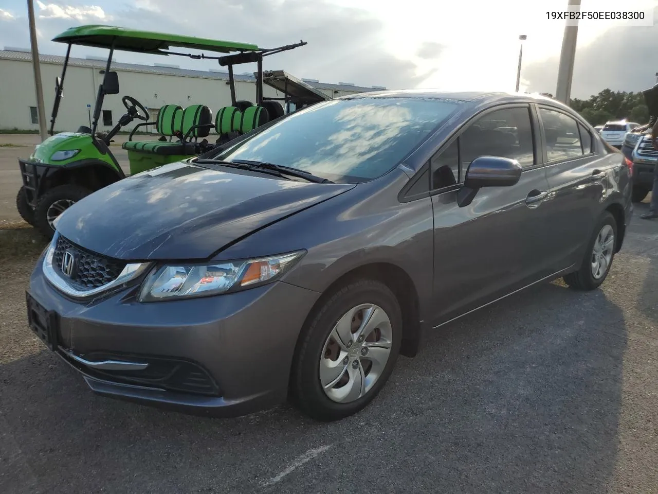 2014 Honda Civic Lx VIN: 19XFB2F50EE038300 Lot: 74584494