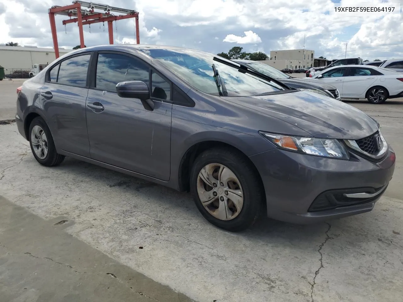 2014 Honda Civic Lx VIN: 19XFB2F59EE064197 Lot: 74594924