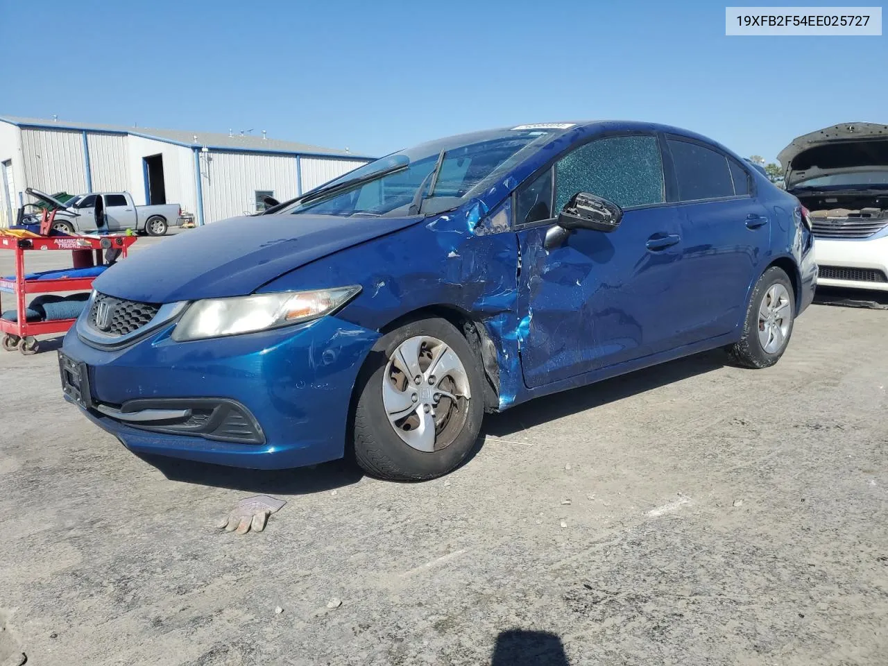 2014 Honda Civic Lx VIN: 19XFB2F54EE025727 Lot: 74599404