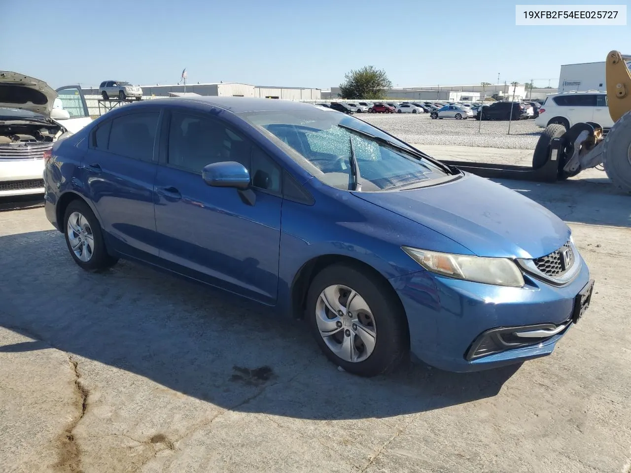 2014 Honda Civic Lx VIN: 19XFB2F54EE025727 Lot: 74599404