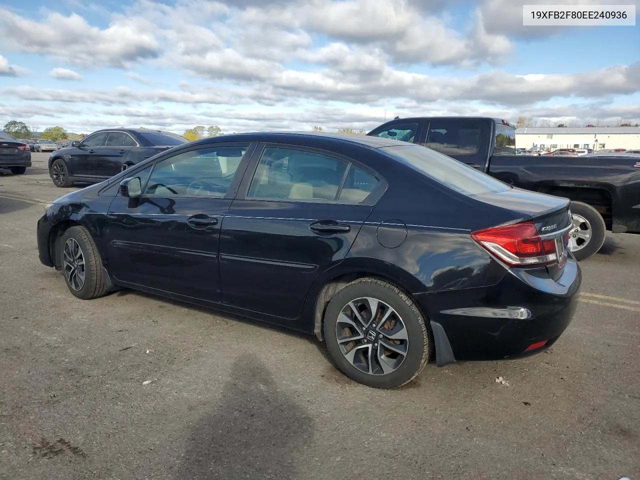 2014 Honda Civic Ex VIN: 19XFB2F80EE240936 Lot: 74662504