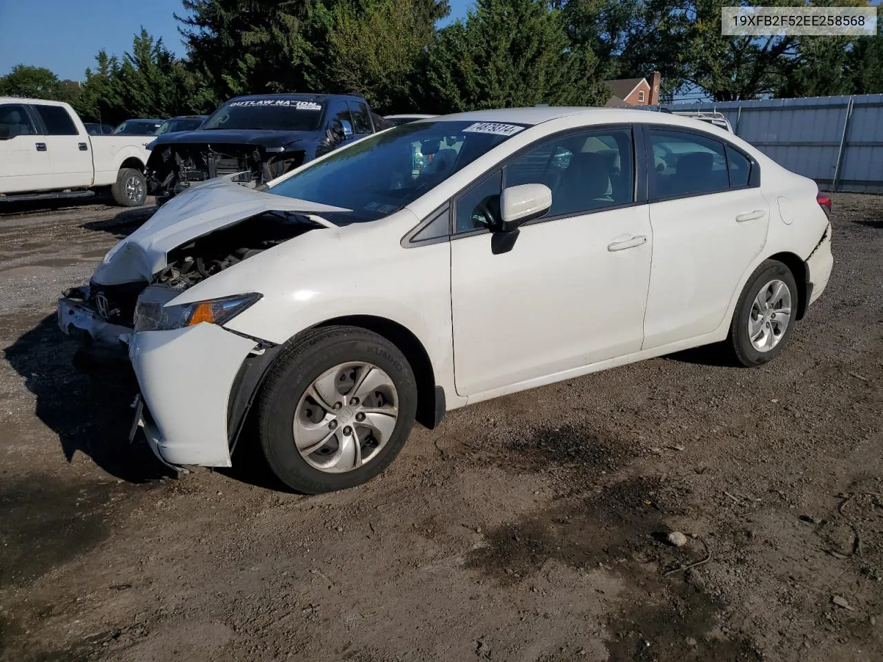 19XFB2F52EE258568 2014 Honda Civic Lx