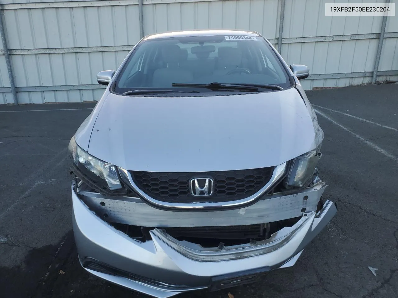 2014 Honda Civic Lx VIN: 19XFB2F50EE230204 Lot: 74969344