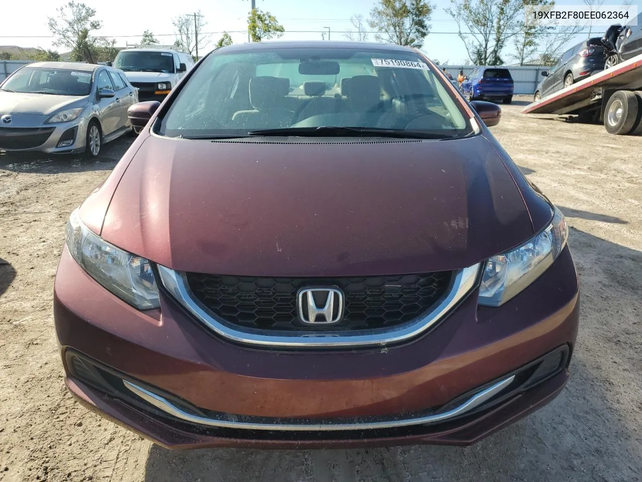 19XFB2F80EE062364 2014 Honda Civic Ex