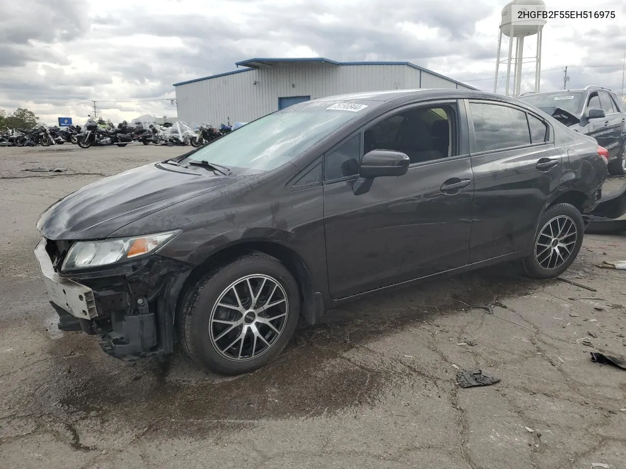 2HGFB2F55EH516975 2014 Honda Civic Lx