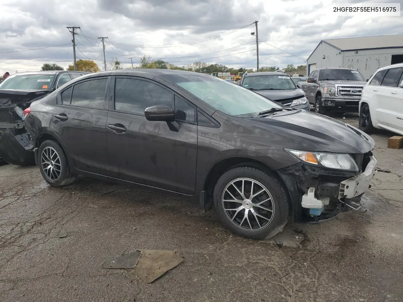 2HGFB2F55EH516975 2014 Honda Civic Lx