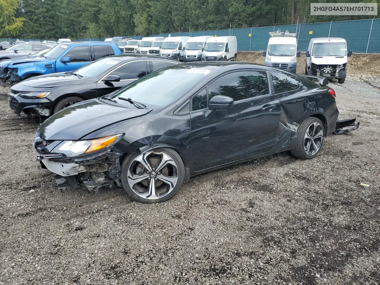 2014 Honda Civic Si VIN: 2HGFG4A57EH701713 Lot: 75273724