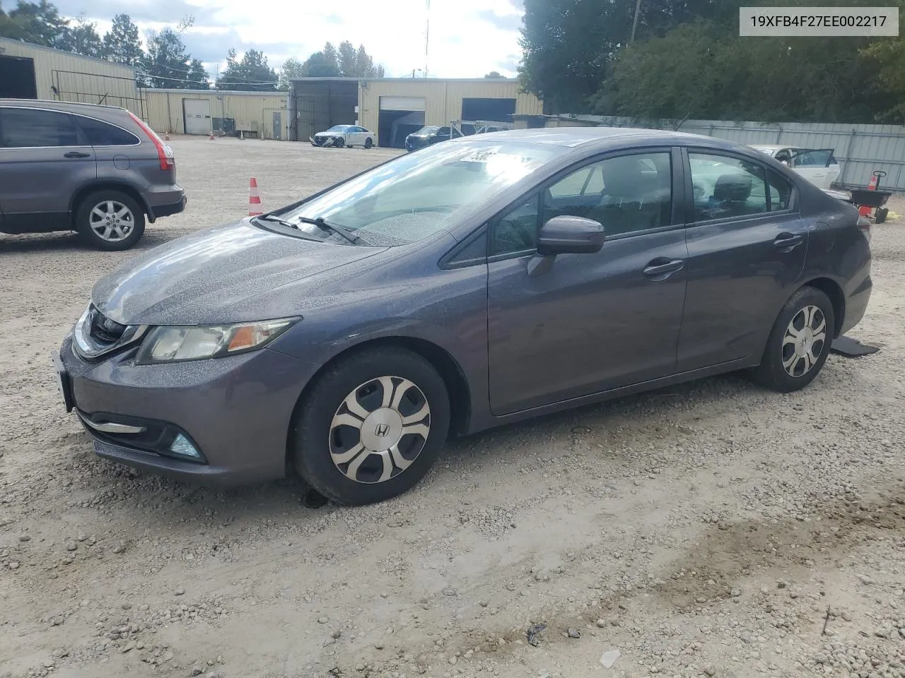 2014 Honda Civic Hybrid VIN: 19XFB4F27EE002217 Lot: 75302144