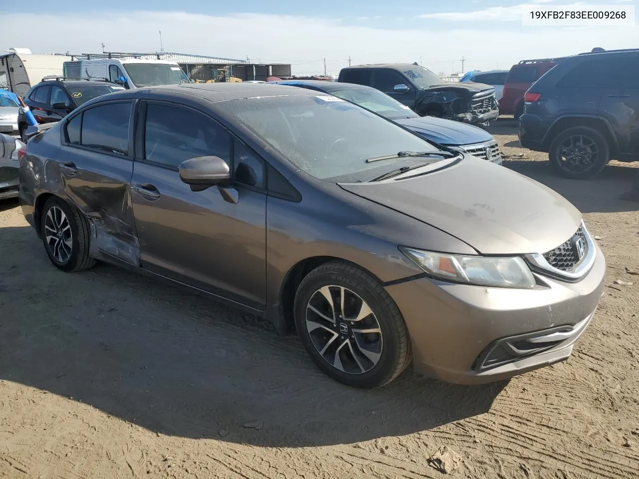 2014 Honda Civic Ex VIN: 19XFB2F83EE009268 Lot: 75363854