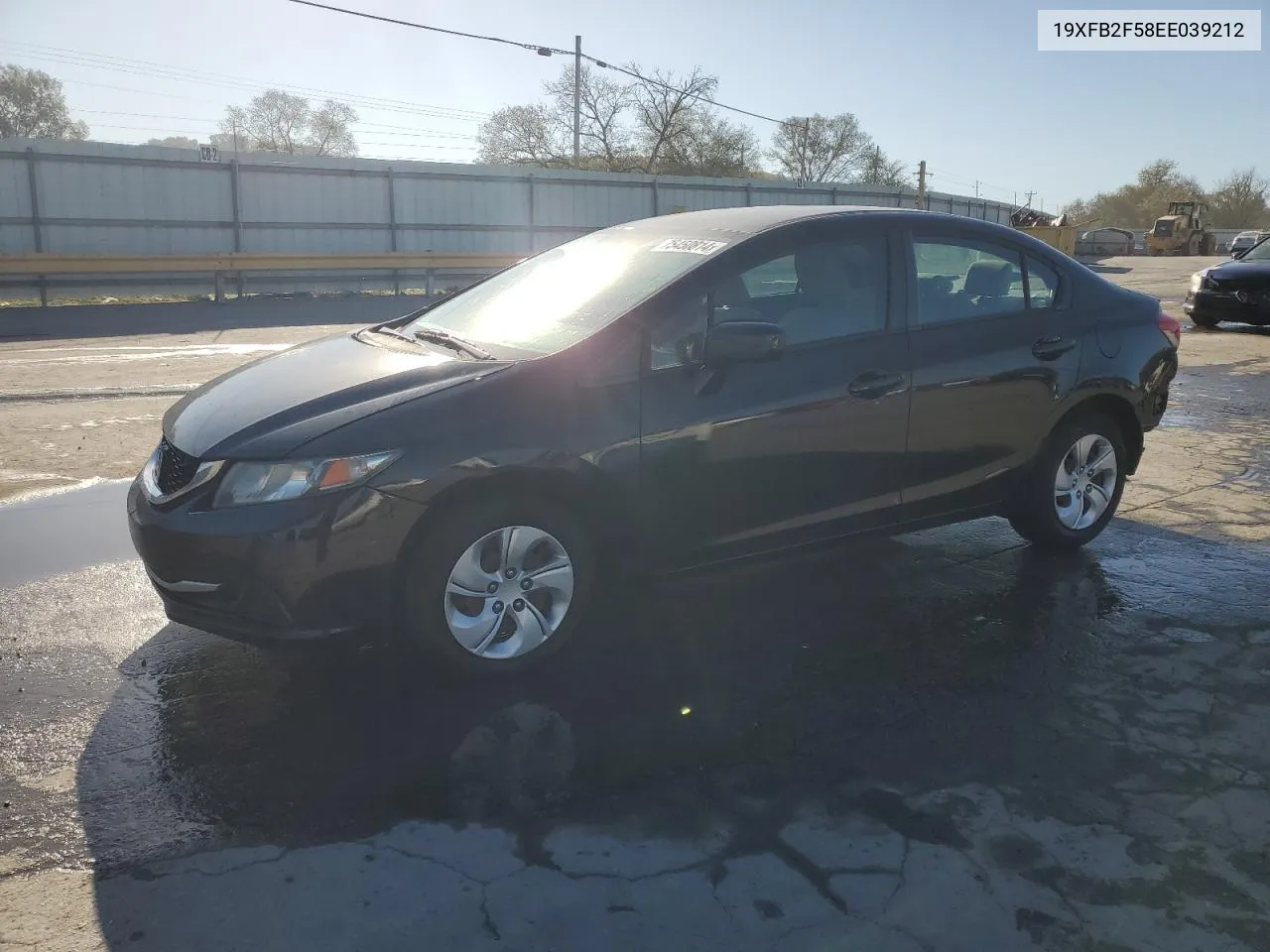 19XFB2F58EE039212 2014 Honda Civic Lx