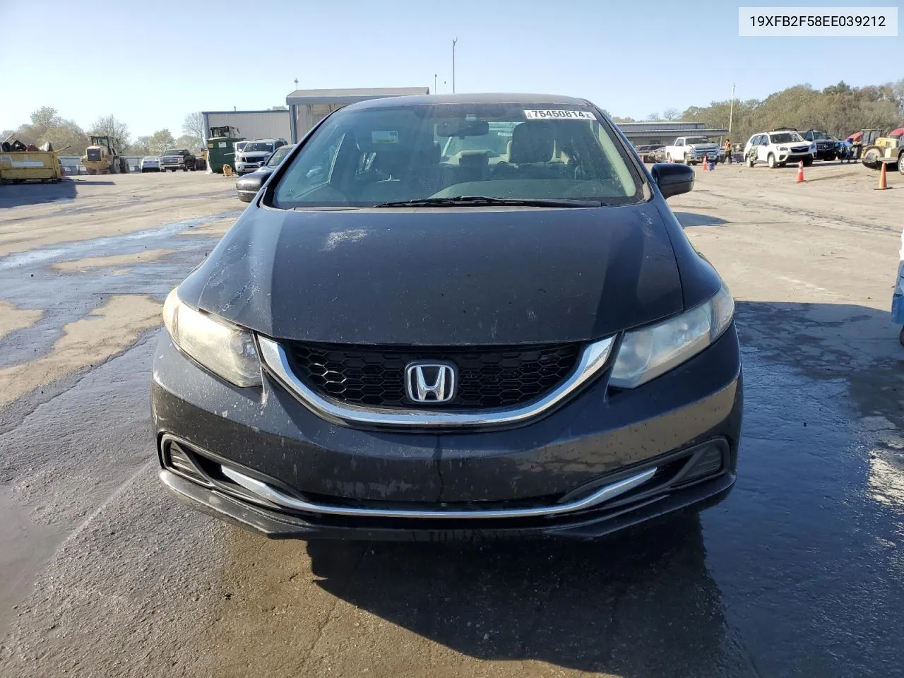 2014 Honda Civic Lx VIN: 19XFB2F58EE039212 Lot: 75450814