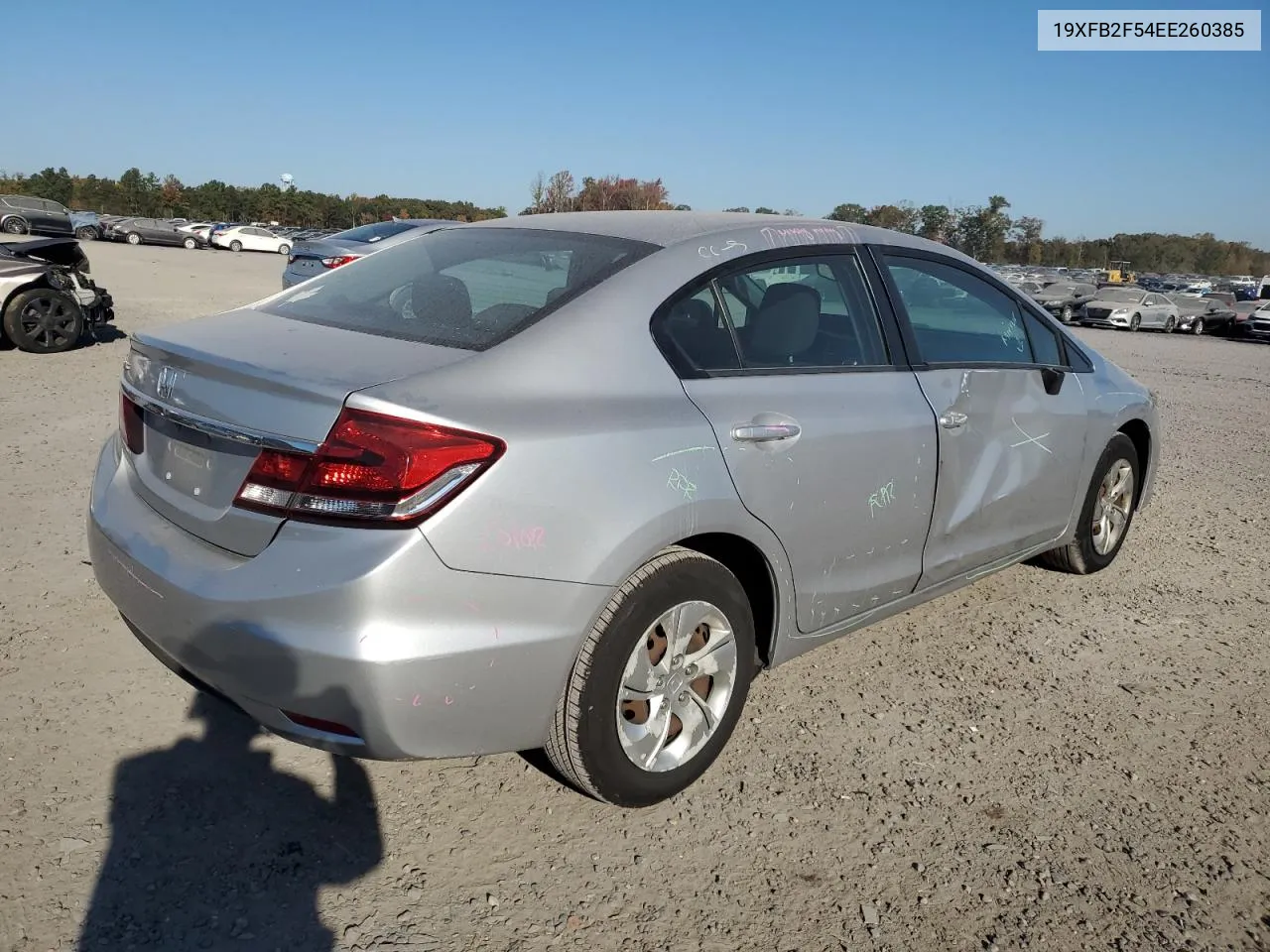 2014 Honda Civic Lx VIN: 19XFB2F54EE260385 Lot: 75635684