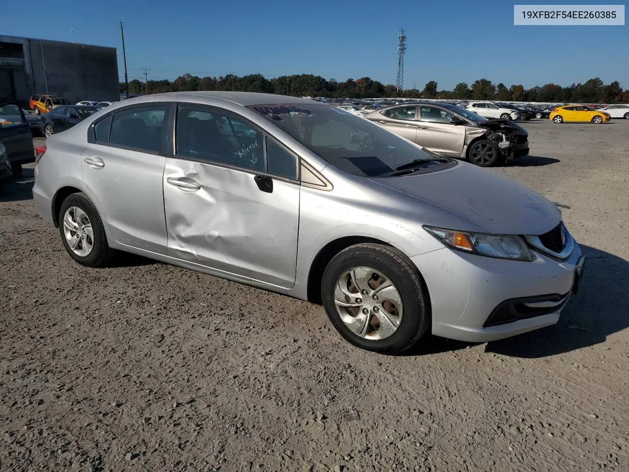 2014 Honda Civic Lx VIN: 19XFB2F54EE260385 Lot: 75635684