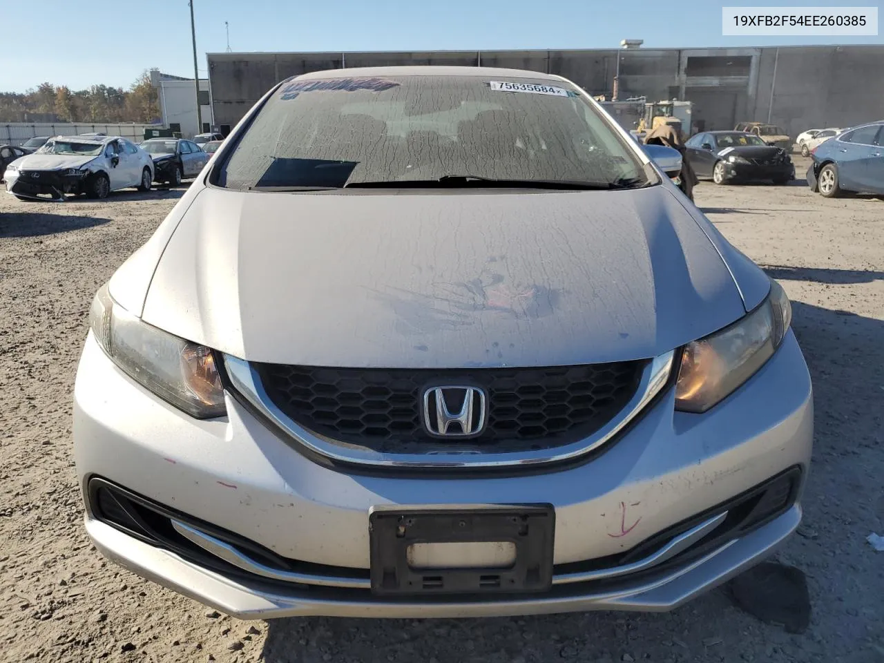 2014 Honda Civic Lx VIN: 19XFB2F54EE260385 Lot: 75635684